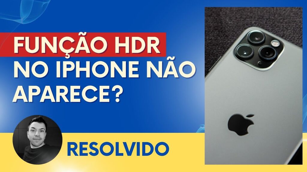 Como ativar o hdr da camera no iphone 1