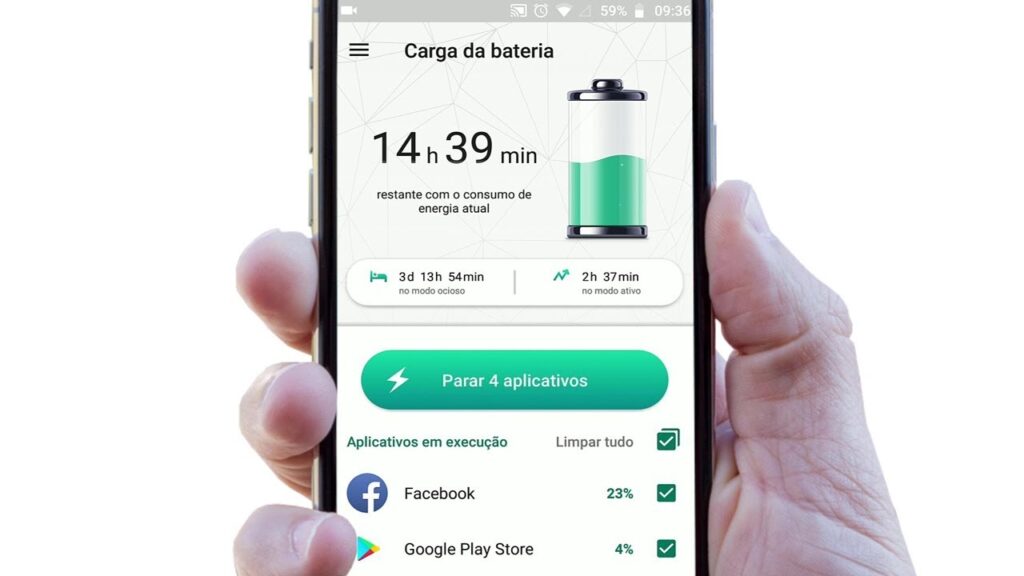 Como usar o kaspersky battery life para otimizar a bateria do celular 1