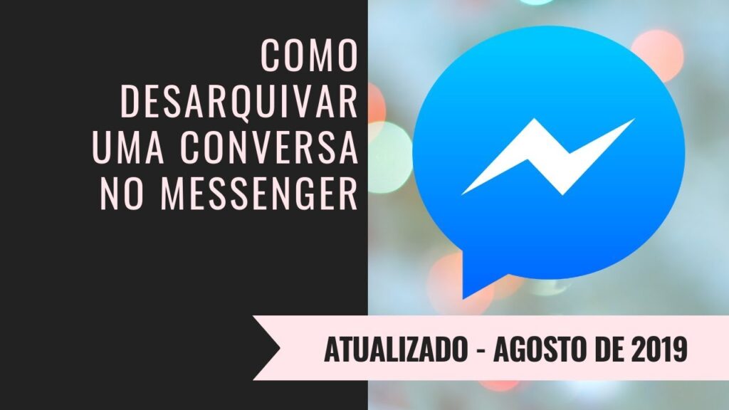 Como desarquivar conversa no messenger 1