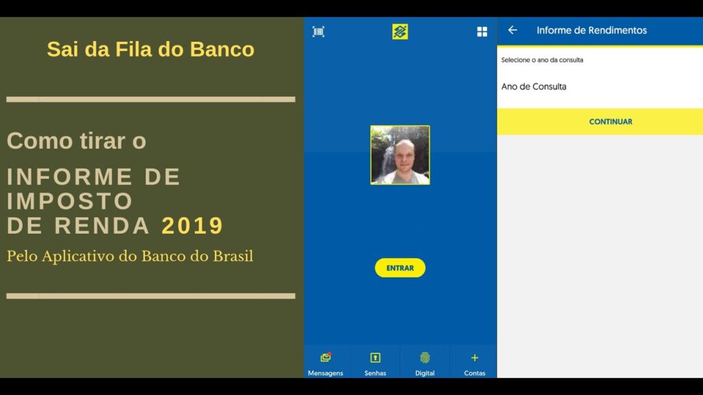 Como baixar informe de rendimentos 2019 no banco do brasil pelo celular 1