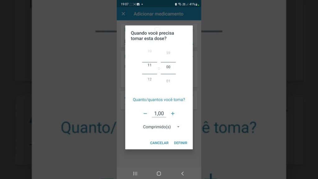 Como usar o lembrete de remedios do medisafe 1