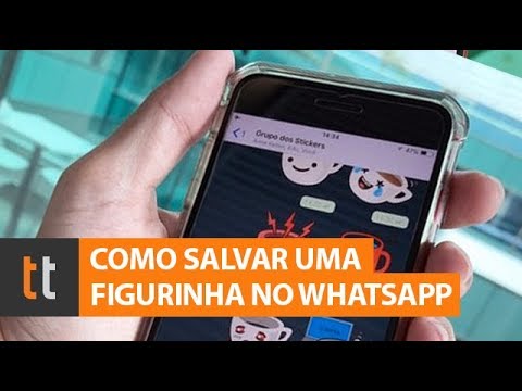 Como salvar figurinhas stickers de outras pessoas no whatsapp 1