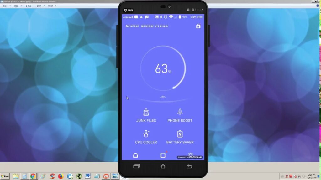 Como limpar e otimizar o celular android com o app super speed cleaner 1