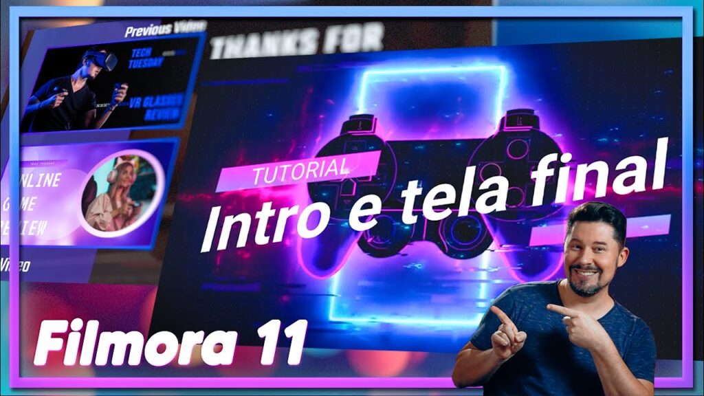 Como criar uma vinheta no filmora 1