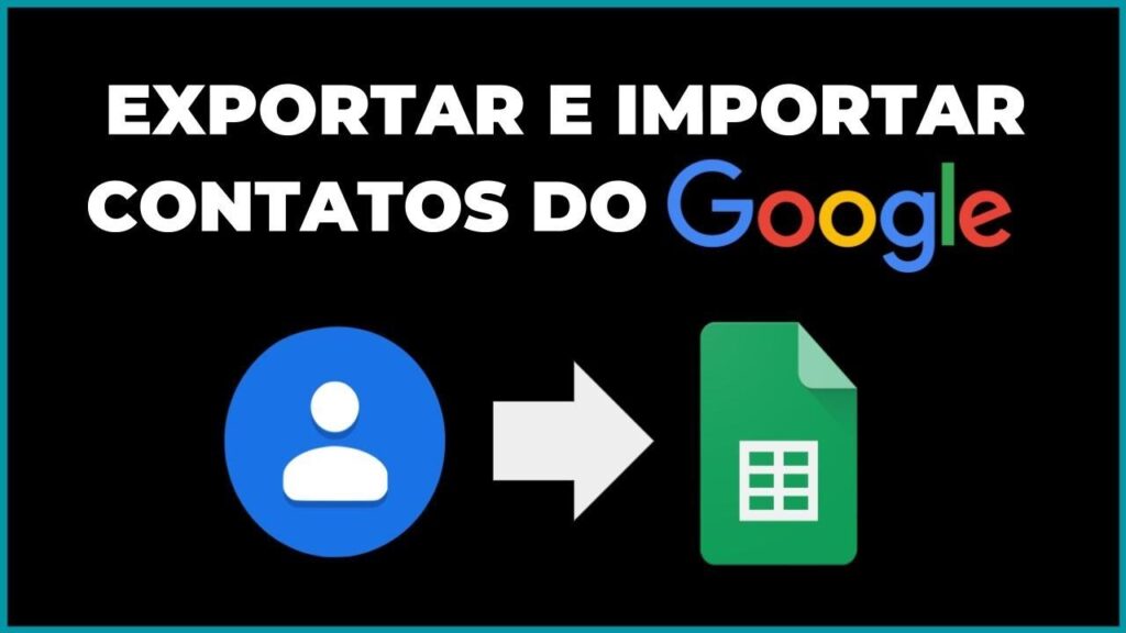 Como exportar e importar contatos no gmail 1