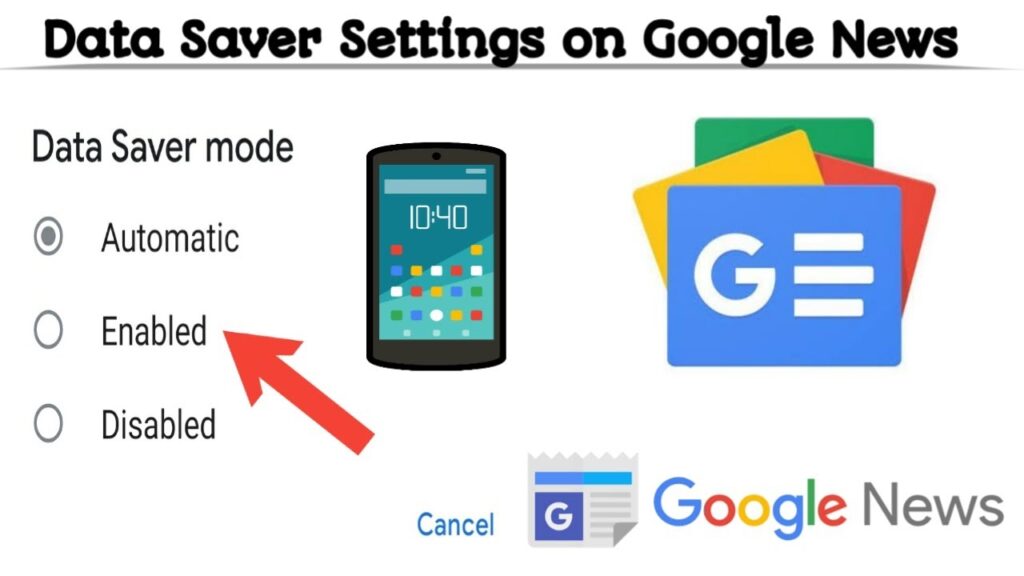 Como ativar o modo de economia de dados do google noticias 1