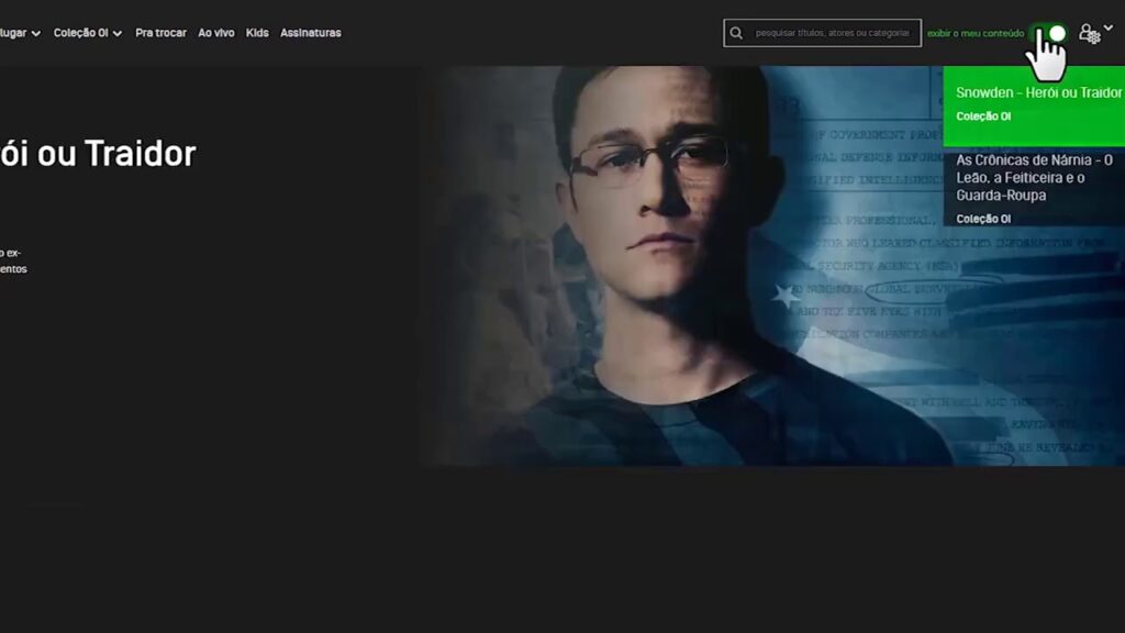 Como usar o oi play para assistir a filmes e series no computador 1