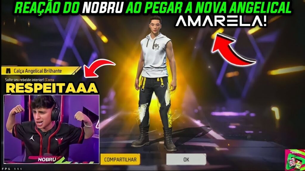 Como comprar e conseguir a calca angelical no free fire esports 1