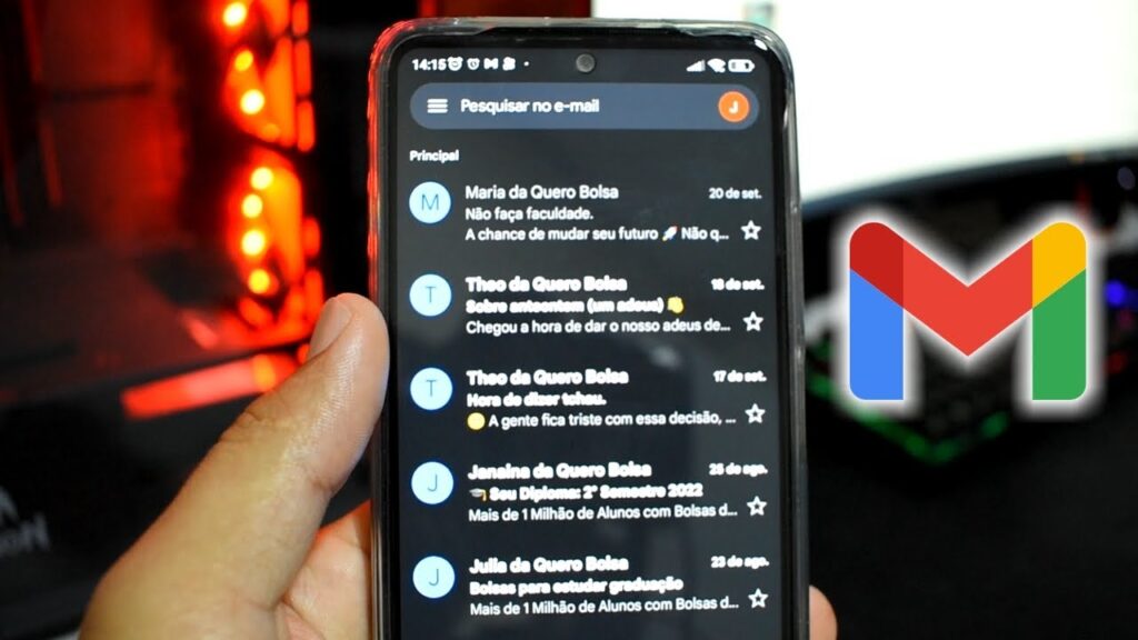 Como encaminhar varios e mails de uma vez so no gmail veja dica 1