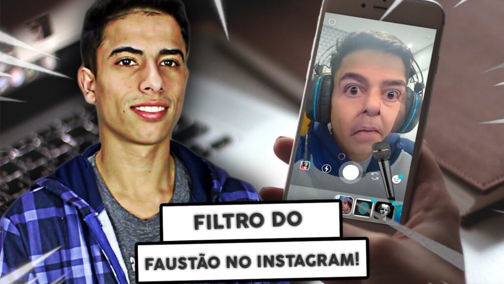 Como usar o filtro do faustao no instagram stories 1