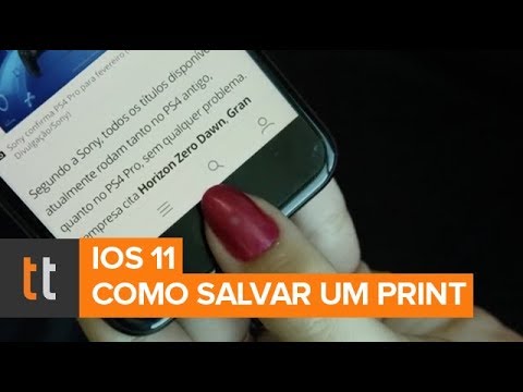 Como editar e compartilhar prints no iphone com o ios 11 1