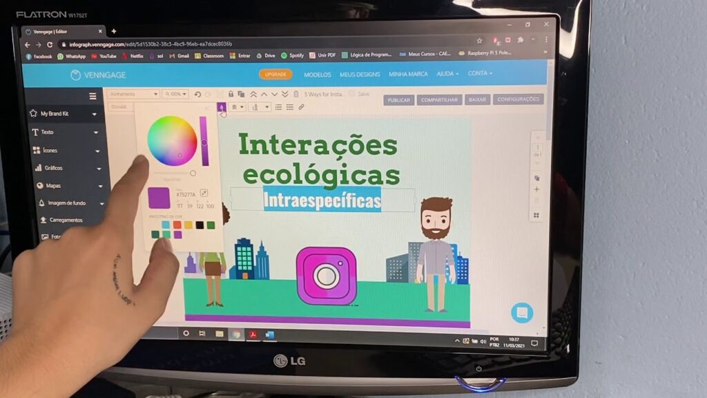 Como criar graficos online com o venngage 1