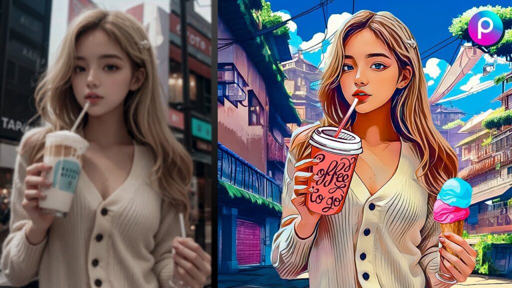 Como desenhar na foto pelo picsart aplicativo funciona no android e iphone 1