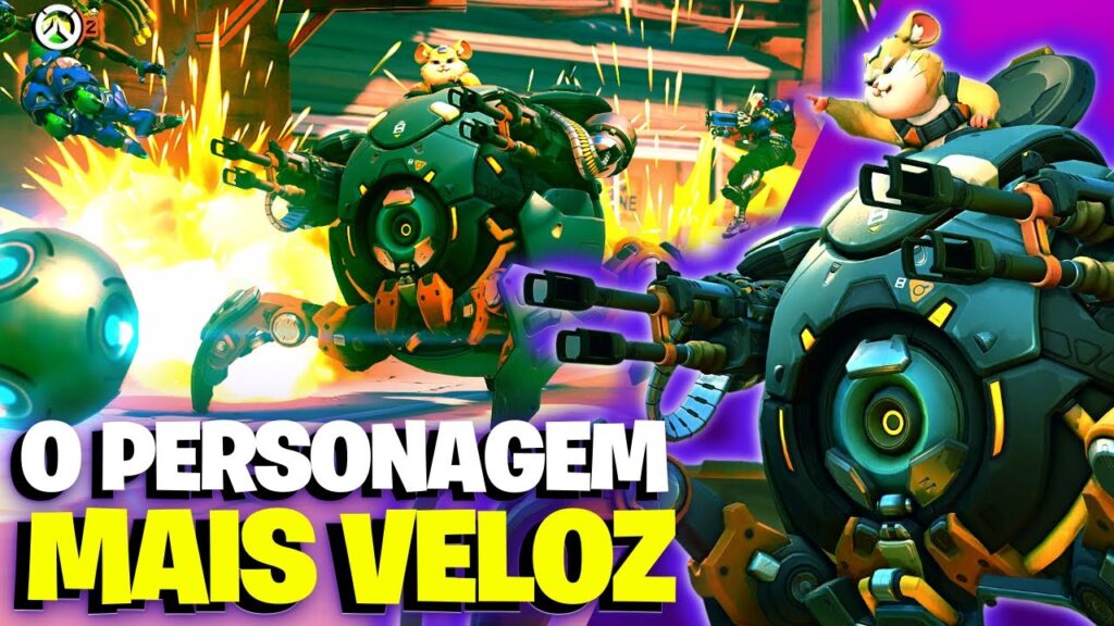 Como jogar com wrecking ball o novo heroi de overwatch 1