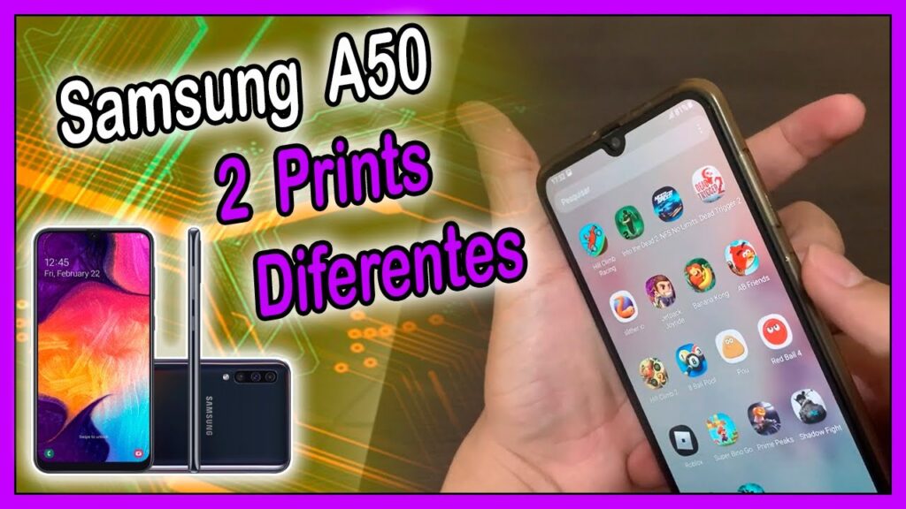 Como tirar print no galaxy a50 1