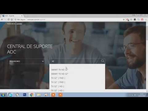 Como atualizar o firmware da smart tv aoc via pen drive 1