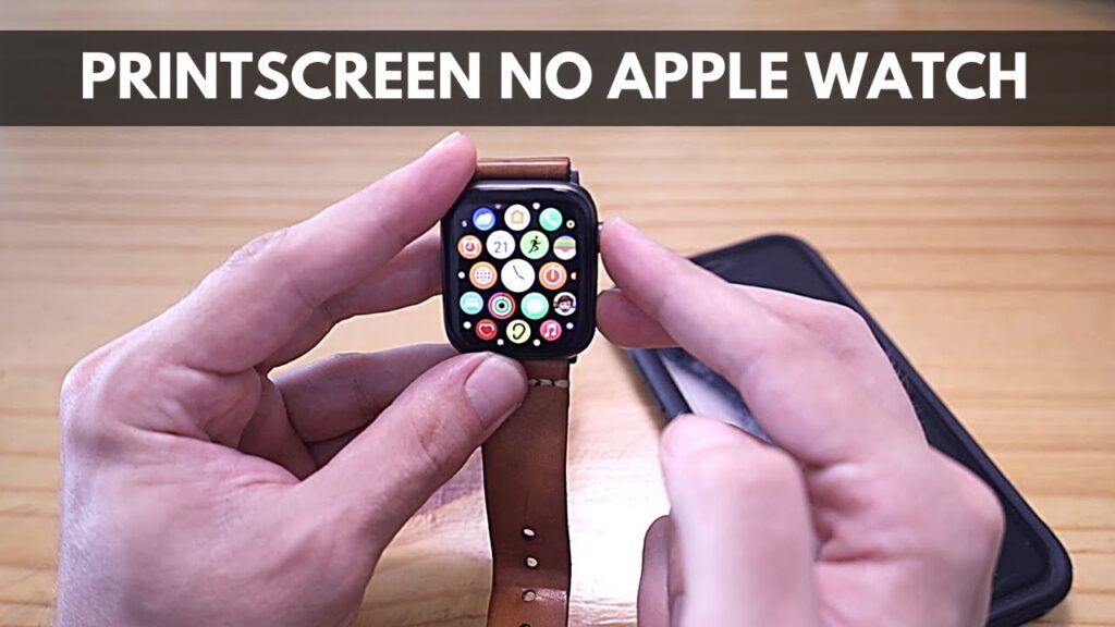 Como tirar print da tela do apple watch 1
