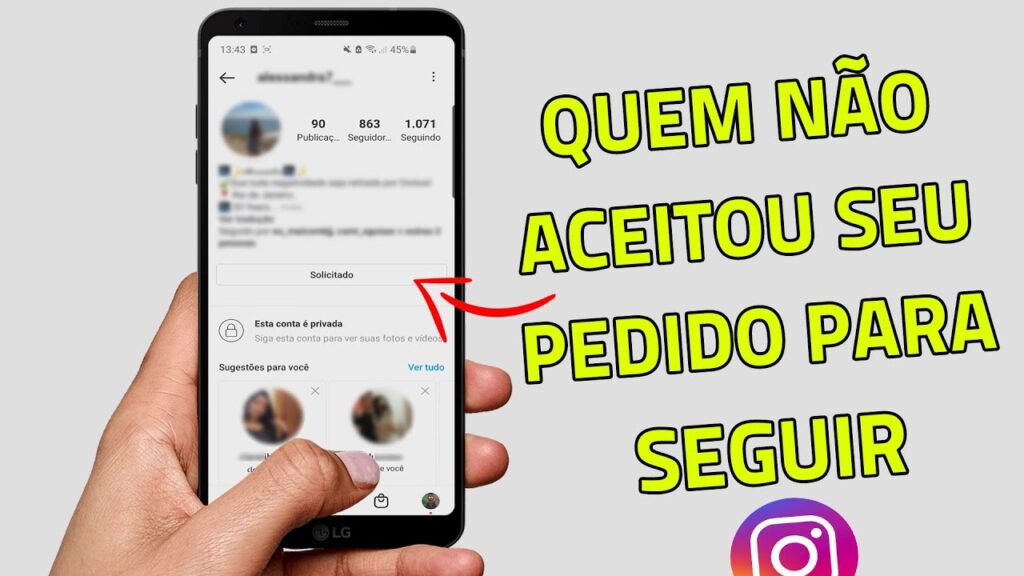 Como saber quem nao aceitou pedido para seguir no instagram pelo celular 1