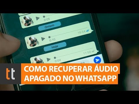 Como recuperar audio apagado do whatsapp 1