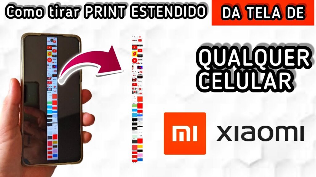 Como fazer prints estendidos no celular da xiaomi 1