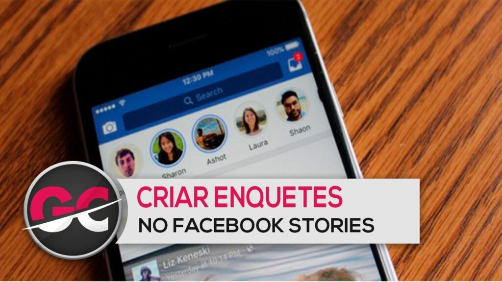 Como fazer enquete no facebook stories 1