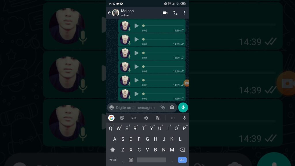 Como colocar print com audio no status do whatsapp 1