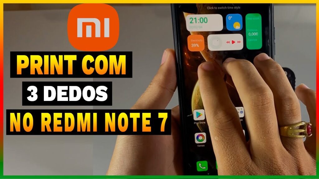 Como tirar print no redmi note 7 1