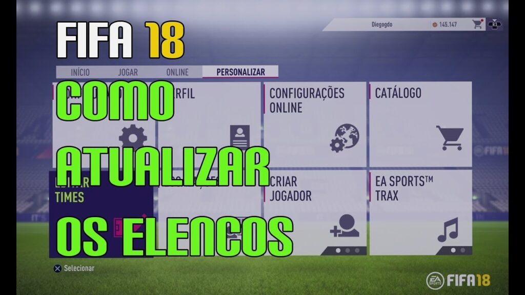 Como transferir jogadores e modificar elencos no fifa 18 1