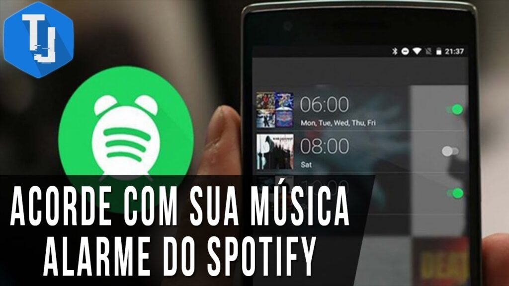 Como criar alarmes com suas musicas preferidas do spotify 1
