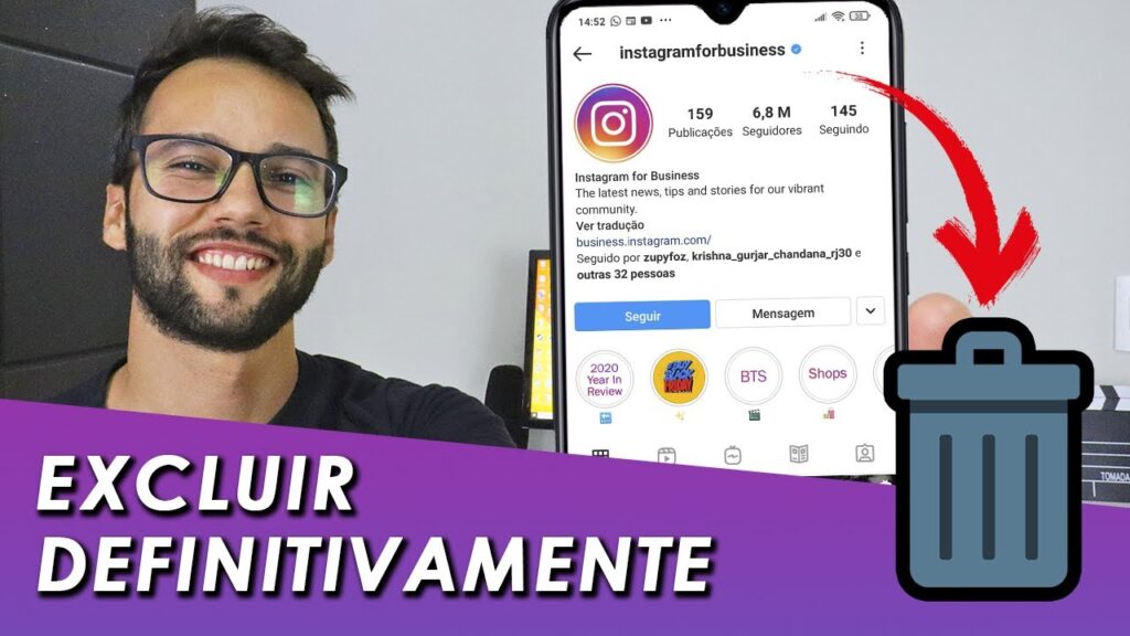 Como excluir instagram pelo celular 1