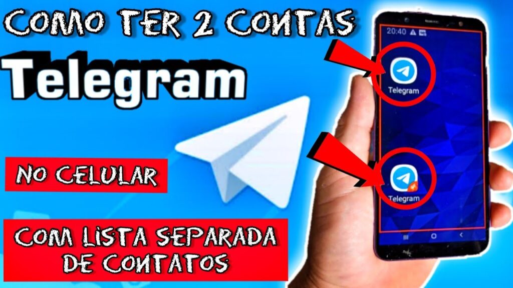 Como usar mais de uma conta no telegram para android 1