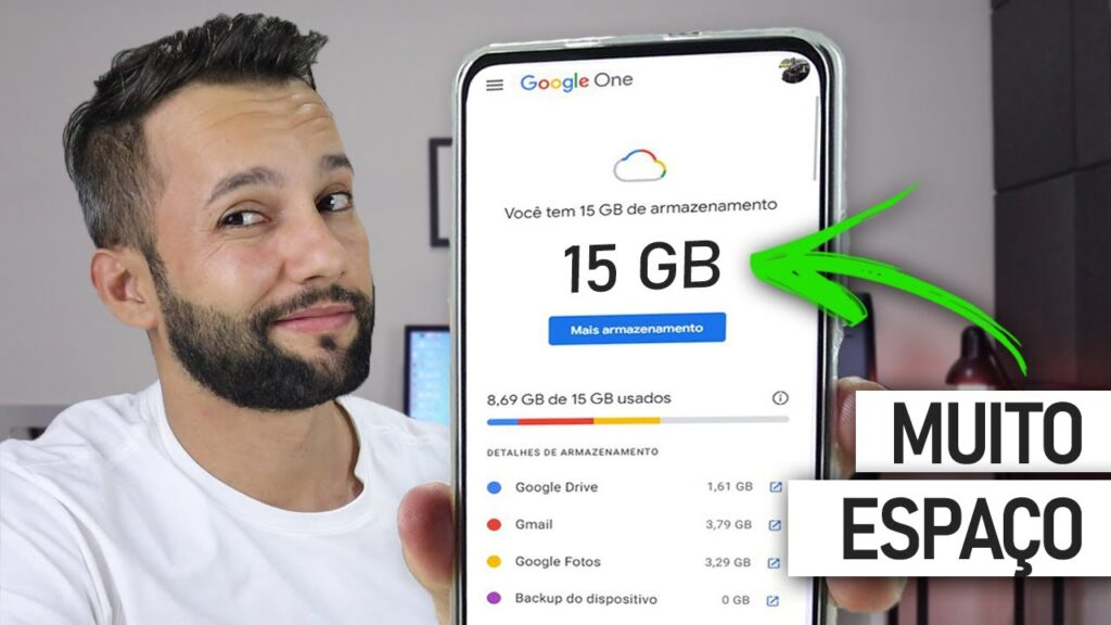 Como mover arquivos para o google fotos e recuperar espaco no drive 1