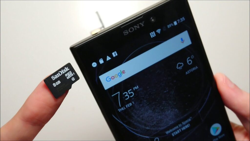 Como retirar a info de celula do sony xperia 1