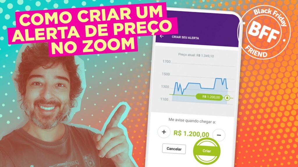 Como criar alerta de preco em produtos no zoom 1