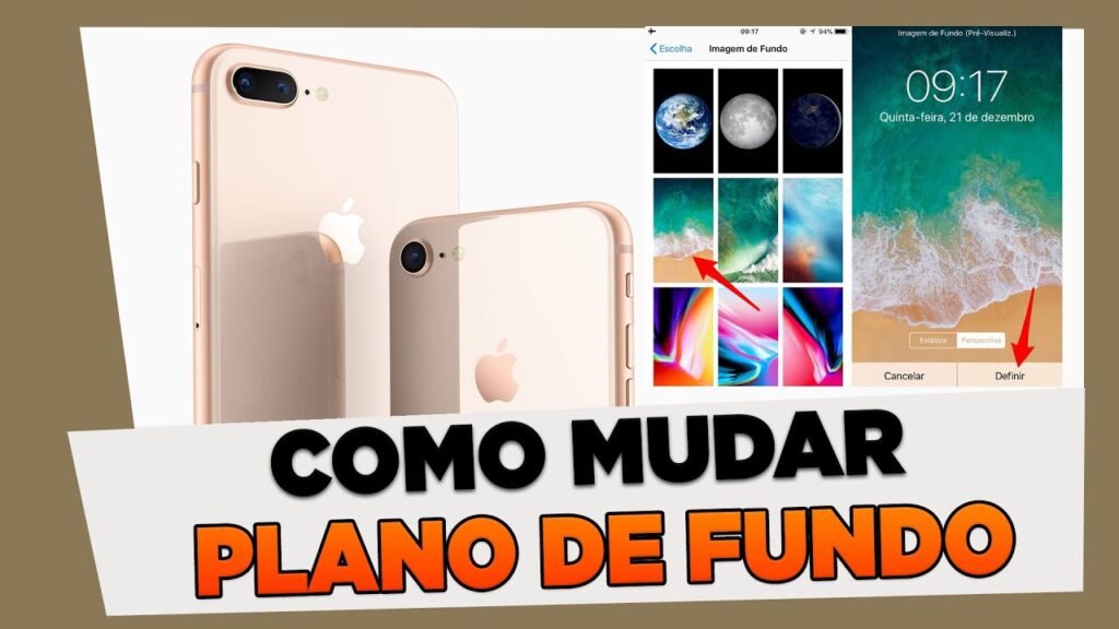 Como trocar o papel de parede do iphone 8 1