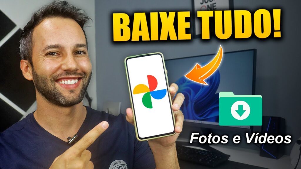 Como baixar todas as fotos do google fotos 1