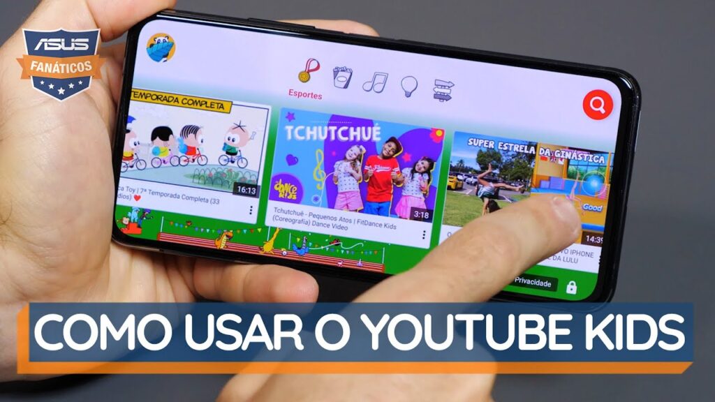 Como definir uma senha personalizada no youtube kids 1