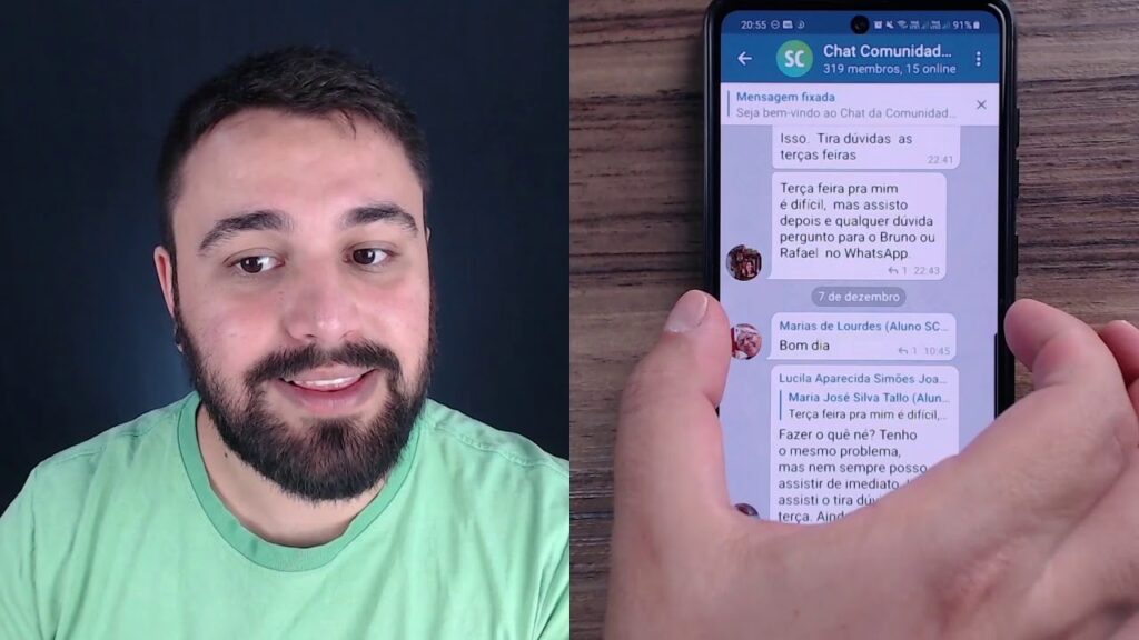 Como responder mensagens rapidamente no telegram 1