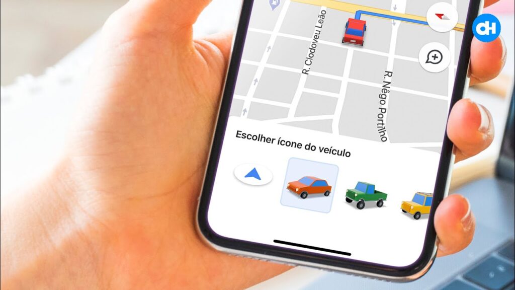 Como mudar o icone do google maps e usar carrinhos coloridos 1