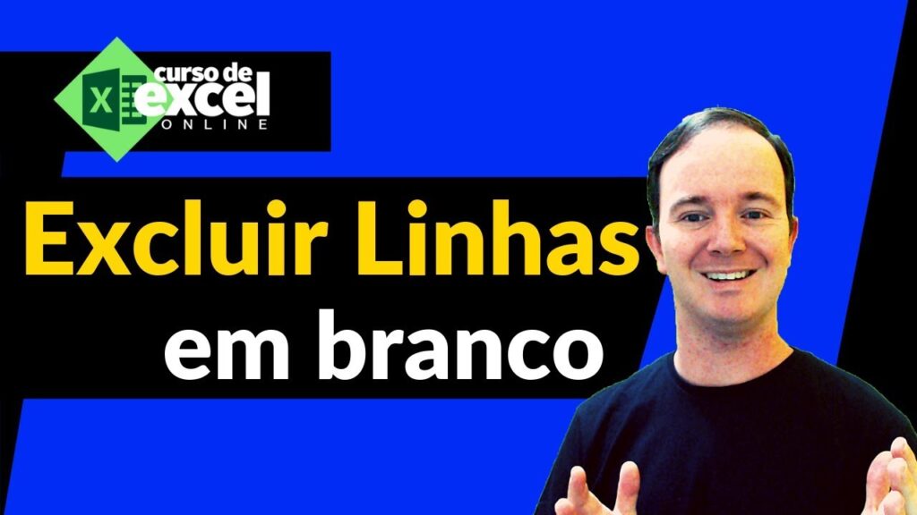 Como excluir todas as linhas em branco no excel de uma vez 1