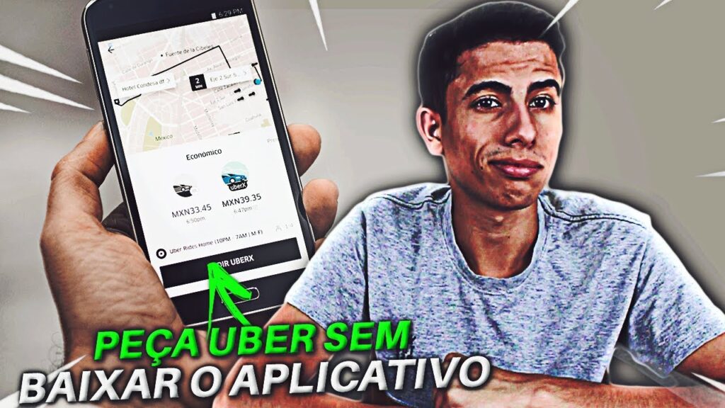 Como pedir uma corrida na uber sem ter o app no celular 1