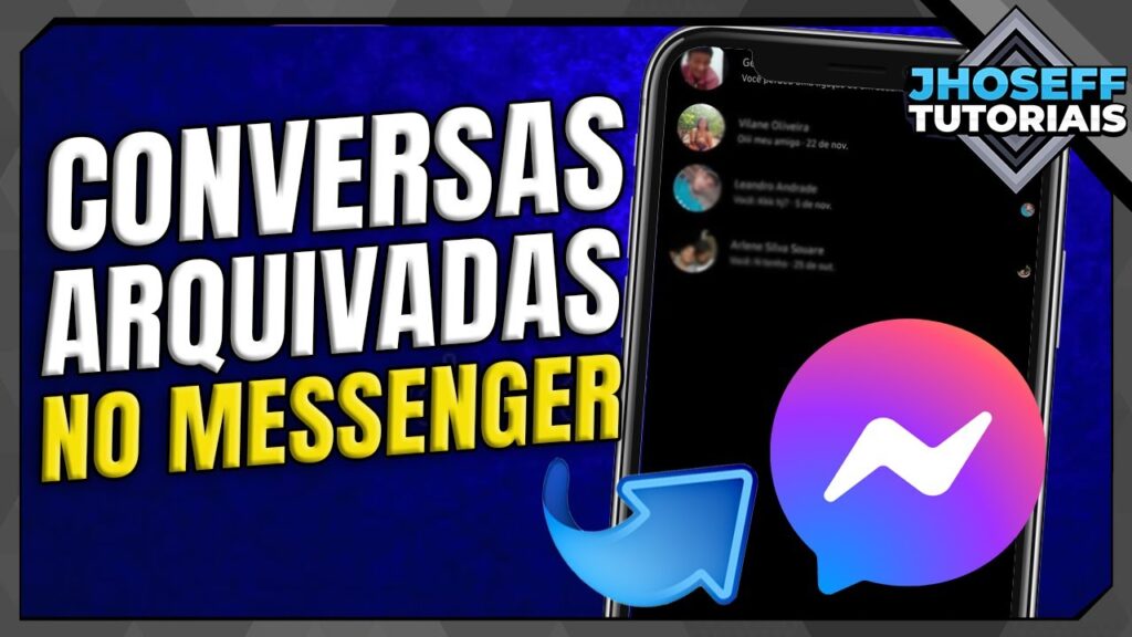 Como ver conversas arquivadas no messenger 1