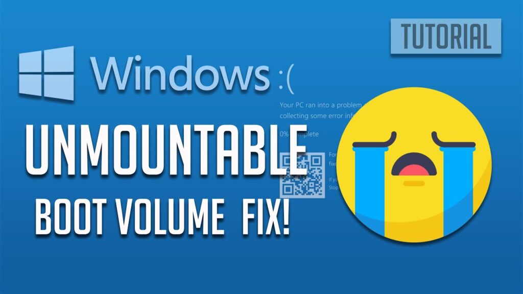 Como resolver o erro unmountable boot volume no pc 1