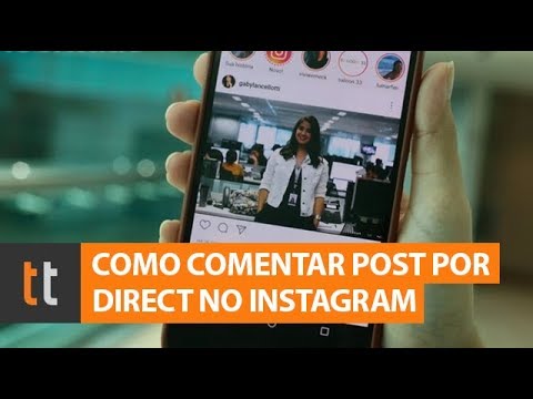 Como comentar post por mensagem direta no instagram 1