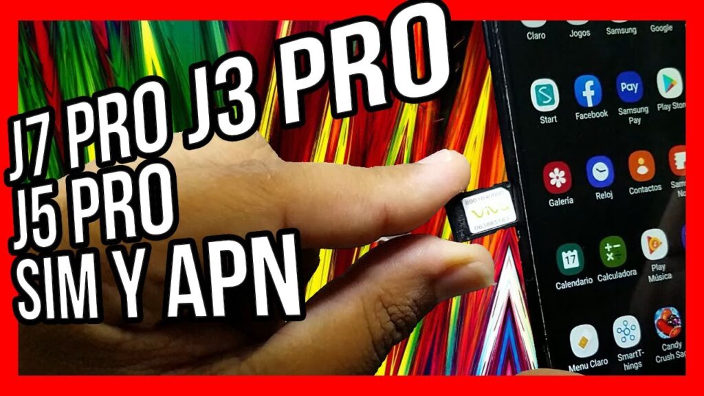 Como colocar chip no galaxy j5 pro celular samsung 1