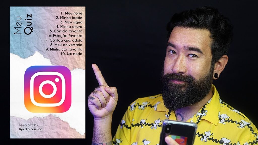 Como fazer o meu quiz no instagram 1
