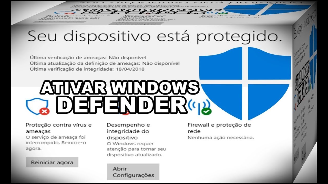 Como ativar o windows defender 9