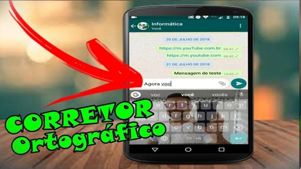 Como configurar o corretor ortografico do celular 1