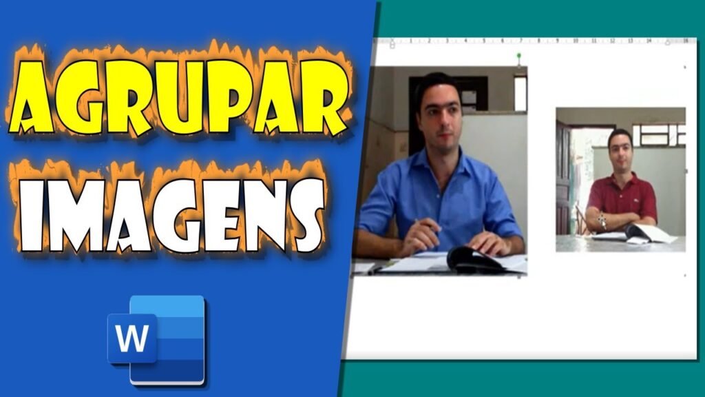 Como agrupar imagens no word 1
