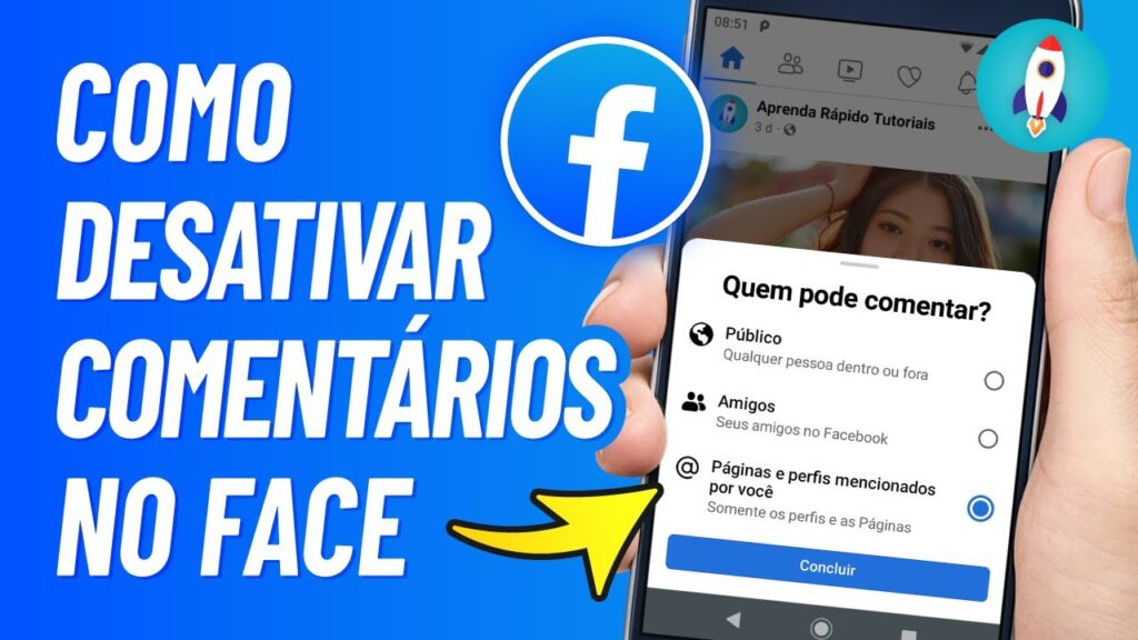 Como tirar os comentarios do facebook watch 1